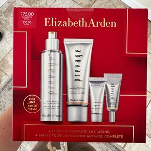 Elizabeth Arden Prevage Anti-Aging Set in Silver and Red
